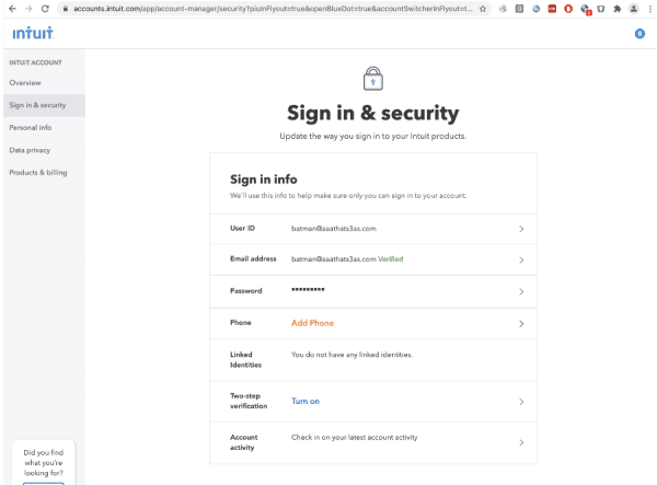 Intuit Account Recovery Form.pdf Intuit Password Recovery Error - Packet Ninjas